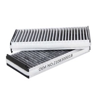 Filter kabin suku cadang otomatis untuk mobil 2108300018 CU2745-2 E942LI-2 LA47/S