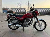 Haojue 150cc Moto à essence monocylindre confortable et pratique, refroidie par air, pour le transport de marchandises, vitesse maximale >80 km/h