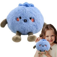 V275 Nouvelle conception personnalisée, adorable peluche en forme de baie, jouet câlin, poupée bleu-mer, cadeau pour enfants, décoration de la maison