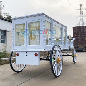 Vehículo Fúnebre Estilo Caballo Inglés/Furgoneta Fúnebre a Precio Económico/Fabricante <span class=keywords><strong>de</strong></span> Carruajes Tirados por <span class=keywords><strong>Caballos</strong></span> - Product Image 4