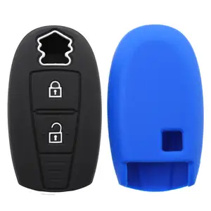 硅胶保护汽车钥匙盖铃木运动 2 按钮车钥匙无钥匙 Go