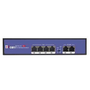Caméra de surveillance CCTV, commutateur PoE 4 ports, ODM OEM HZGWS-1064PSD - Product Image 4