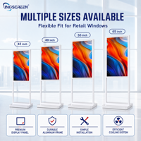 Écran d'affichage numérique Android INGSCREEN 43 pouces, écran LCD, affichage en vitrine, affichage publicitaire commercial pour banque, hôpital, école
