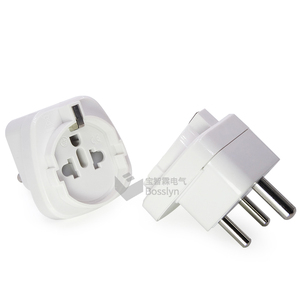 Bộ Chuyển Đổi Phích Cắm Du Lịch 3 Chấu Tròn Ấn Độ <span class=keywords><strong>Nepal</strong></span> Trực Tiếp Từ Nhà Sản Xuất - Product Image 2