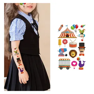 Tattoo Stickers For Kids Tattoos Eco-friendly Kids Cartoon Stickers Temporary Body Tattoo Stickers makers