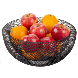 Küchen mode nach Hause Metalldraht Aufbewahrung körbe Obstkorb Schüssel - Product Image 1