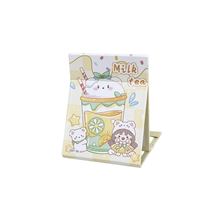 Miroir de maquillage mignon, miroir de bureau pliable, cadeau d'anniversaire, souvenir, cadeau promotionnel, miroir de maquillage haute définition