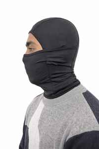 Masque facial convertible intégral respirant en maille poly-spandex entièrement personnalisable et extensible dans les quatre sens pour le vélo - Product Image 2