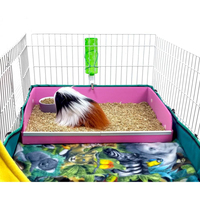 Double Couche PP Feuille Creuse Petit Pet Villa Maison Coroplast Plastique Ondulé Hamster Cochon d'Inde Cage