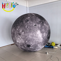 Nouveauté Ballon Planète Gonflable Planètes Gonflable Lune Ballon Géant Gonflable Led Éclairage Lune pour la Décoration,