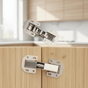 Charnière grenouille moderne en acier laminé à froid épaissi de 3 et 4 pouces, type pont, avec amortisseur, sans rainure, pour porte de placard, usage hospitalier, facile à installer à 90 degrés - Product Image 6
