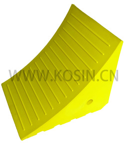 Cale de roue en uréthane PU de sécurité <span class=keywords><strong>pour</strong></span> camion lourd 120 tonnes UC1210, antidérapante, cale de roue de véhicule, cale de roue de voiture UWC12 - Product Image 5