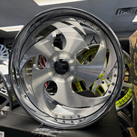 Rueda Forjada Mforged de 2/3 Piezas, 20 22 26 28, Barril Recto, Borde Pulido Profundo, Ajuste Personalizado para Constructores de Ruedas y Proyectos VIP