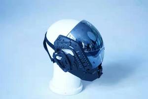 หน้ากากไซเบอร์พังก์ คอสเพลย์ โปรเจ็กต์ขั้นสูง หน้ากากนินจา ไฟ LED ชิโนบิ หน้ากากปาร์ตี้ฮาโลวีน - Product Image 5