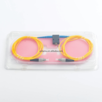 Kabel Patchcord Fiber Singlemode SMF-28e FC/UPC dengan Attenuator Mekanis yang Dapat Disesuaikan >60dB Return Loss untuk FTTH/FTTA/FTTx/Data Center