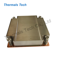 Dissipateur thermique en aluminium à ailettes et chambre à vapeur en cuivre pour processeur de serveur et ordinateur de bureau 1700/115X/1200
