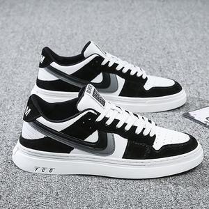 Zapatos de Hombre de Alta Calidad, Zapatos Deportivos Casuales de Cuero, Transpirables, con Aumento de Altura, Zapatos Planos de Skateboard - Product Image 6