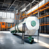 Sécheur rotatif à haute température en acier inoxydable pour le traitement chimique et alimentaire, séchage de la poudre de catalyseur FCC