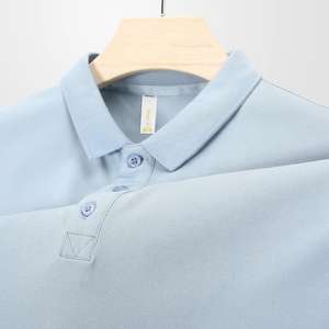 Jersey personalizado Premium para Polo Patrón sólido Solapa Manga corta Publicidad corporativa Ropa DE TRABAJO Bordado personalizado - Product Image 1