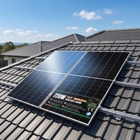 Panneau Solaire TOPCon 720W à Prix de Gros pour Ferme Flottante, Double Verre Monocristallin, Haute Résistance à l'Humidité, Certifié TUV CE, OEM ODM