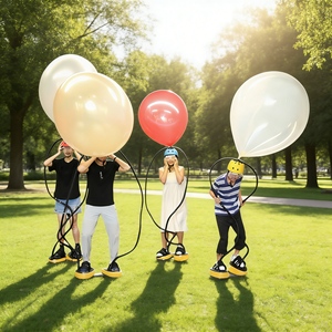 Vente flash : Jeux <span class=keywords><strong>de</strong></span> ballons gonflables à éclater, compétition <span class=keywords><strong>de</strong></span> ballons à éclater au pied pour enfants, jeux <span class=keywords><strong>de</strong></span> carnaval en plein air - Product Image 2