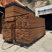 Vente chaude traité thermiquement pin chêne frêne épicéa pruche chêne rouge hêtre Ayous Okoumé échantillon de bois modifié thermiquement