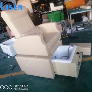 Fauteuil de manucure et pédicure de luxe moderne KISEN, spa électrique sans plomberie, massage tactile européen, bain à remous pour le corps entier - Product Image 3