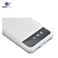 Batterie externe Mydopower 10000mAh, chargeur portable, écran LED numérique, vente flash, alimentation mobile pour smartphone