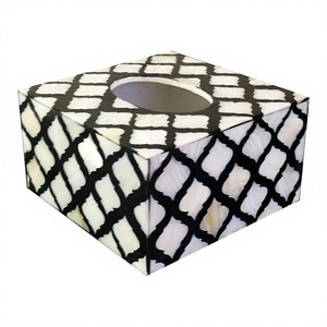 Porte-serviettes MOP Premium fait main avec incrustation de coquillages, étanche, écologique, design classique, distributeur personnalisable avec logo pour la maison et l'hôtel - Product Image 1