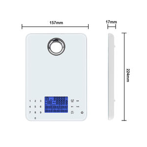 Nutrition <span class=keywords><strong>Food</strong></span> <span class=keywords><strong>Scale</strong></span> Perfekt zum Wiegen von Ernährungs mahlzeiten Berechnen von Lebensmittel fakten und Portionieren von Snacks <span class=keywords><strong>Food</strong></span> <span class=keywords><strong>Scale</strong></span> - Product Image 2