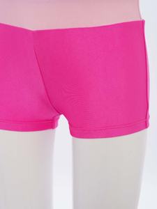 Costume de danse latine pour filles de 6 à 16 ans, costumes de danse lyrique, shorts de gymnastique, shorts de sport, cours, entraînements, spectacle de danse - Product Image 4