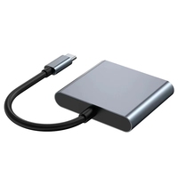 Convertidor de Cable 3 en 1 DE DATOS USB 3,0 USB C Hub Adaptador tipo C a HDTV 4K Splitter PD 100W Max cargador para portátil Macbook