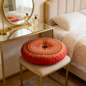 Grands coussins ronds, sièges, <span class=keywords><strong>coussin</strong></span> circulaire bohème <span class=keywords><strong>mandala</strong></span> pour le yoga, le salon - Product Image 5
