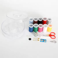 Kit de couture domestique Portable boîte bricolage broderie travail manuel outil aiguilles Mini Kit de couture fournitures pour la maison accessoires de voyage
