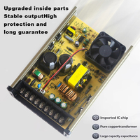 AC/DC 12V/24V Ac110/240V 15-3000W Variable CCTV alimentation étanche à la pluie 400W LED alimentation à découpage