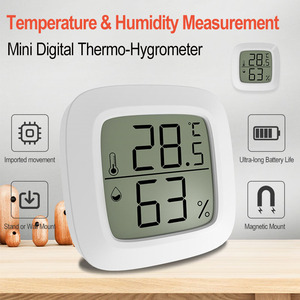 迷你液晶数字湿度计温度计室内/室外温度湿度计家用工具传感器OEM/DOM兼容塑料材质 - Product Image 3