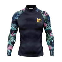 Conception No Gi Print Gym Tops Personnalisé Bjj Rash Guard Jiujitsu Rash Guard Ensemble pour Femme Homme