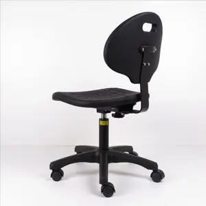 ESD adjustable stool pu foam seat for lab chair