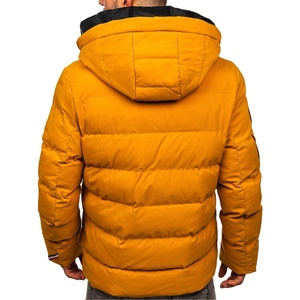 Chaqueta acolchada de invierno con bolsillo de manga y logotipo personalizado de alta calidad, ropa acolchada de manga larga para hombre, chaquetas de burbujas al por mayor - Product Image 3