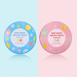 Baby Hand & Foot Print <b>Clay</b> & Slime <b>Kit</b> with Plastic Box-Inkless Handprint Ornament <b>Kit</b> - Product Image 5