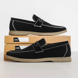 รองเท้าผู้ชายหนังกลับเทียมแบบสวมสบาย ระบายอากาศได้ดี นุ่มสบาย เหมาะสำหรับใส่ในฤดูใบไม้ร่วง - Product Image 4
