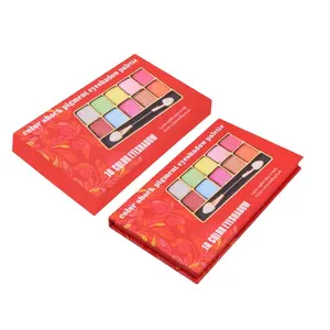 Custom Packaging Elegant Eyeshawdow Palette Cosmetic Cardboard Boxes Wholesale