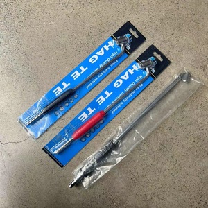 หัวเติมลมแบบโค้ง 8 มม. ด้ามจับสีแดง ยาว สำหรับเติมลมยางอย่างรวดเร็ว - Product Image 2