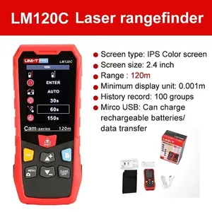 Misuratore di <span class=keywords><strong>Distanza</strong></span> Laser 80m-200m IP65 ad Alta Precisione con Modalità Fotocamera e Metro a Nastro - Product Image 4