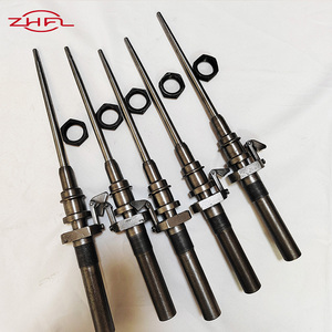 Fils de tisserie à lame nue pour métier à tisser, avec anneaux de filature à tige en aluminium et cadre métallique annulaire - Product Image 2