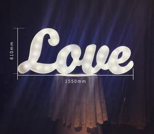 Personalizado 26 letras suministros para fiesta de boda decoración marquesina letras signo casarse conmigo <span class=keywords><strong>alfabeto</strong></span> marquesina letras 4 pies luz Led - Product Image 3