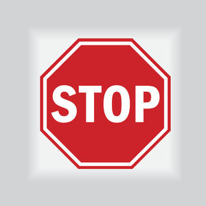 Señal de tráfico de parada octogonal, placa de aluminio/señal de advertencia de carretera de PVC, película reflectante de grado de ingeniería, pegatina de tráfico - Product Image 2