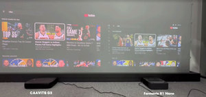 Caavits G3 ba màu l-aser UST ném ngắn thông minh FHD 1080p video 3D phim rạp chiếu phim tại nhà <span class=keywords><strong>Android</strong></span> TV máy chiếu được chứng nhận <span class=keywords><strong>Google</strong></span> - Product Image 4