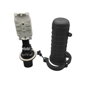 Mini Dome Mufa per Telecomunicazioni in Fibra Ottica, 12 o 24 Core, 3 Tubi, <span class=keywords><strong>con</strong></span> Collare Metallico per FTTH - Product Image 4