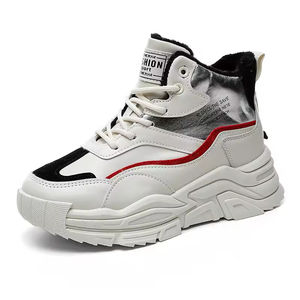 2026 Lace-up Tassel Boot High <b>Top</b> Elevated Winter Shoes Versatile Plush Design Warmth Shock Absorption Waterproof Student - Product Image 2